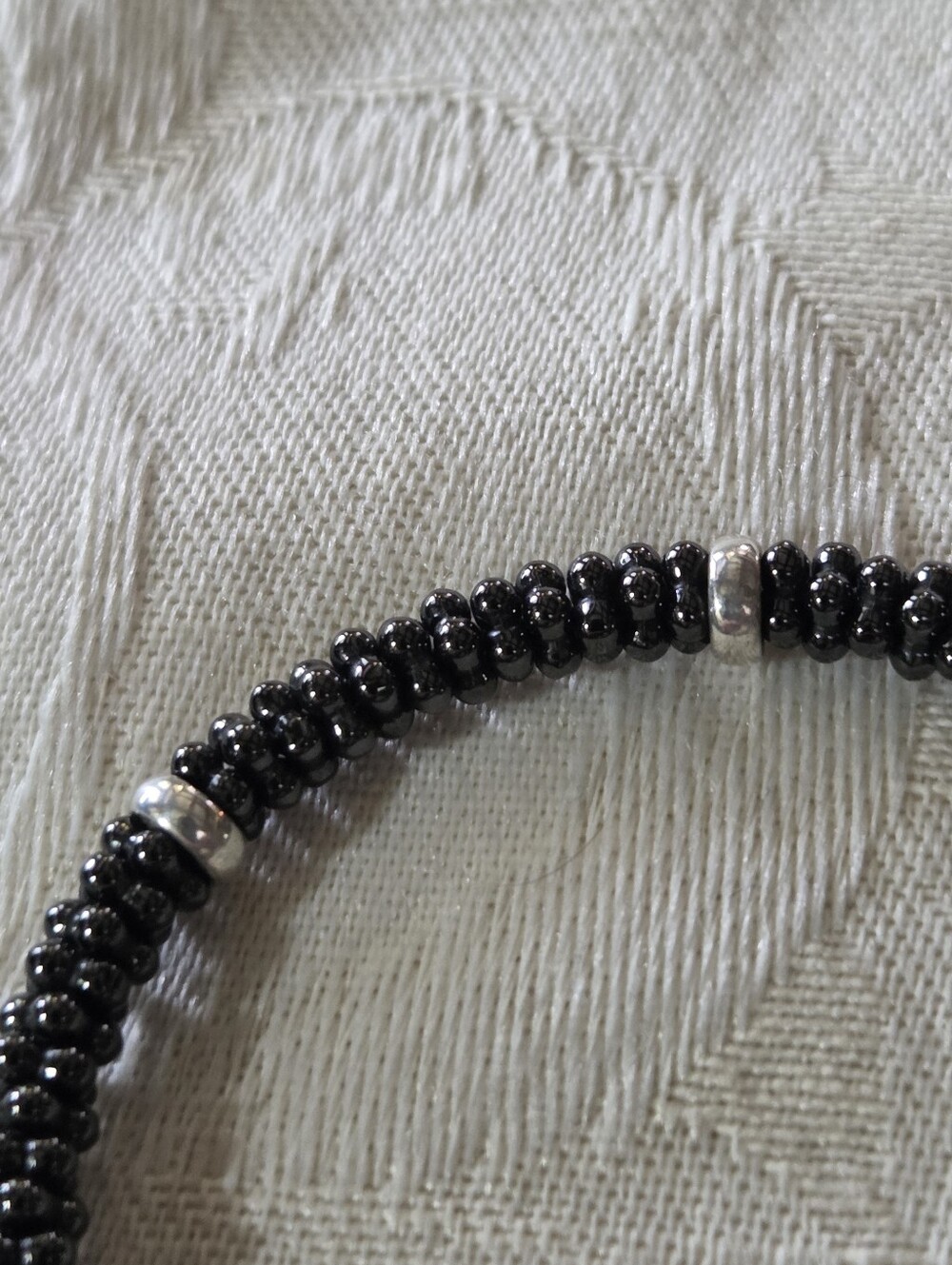 LAGOS Black Caviar Five Silver Station Ceramic Bracelet, 5mm, SS, 18k - Picture 12 of 14
